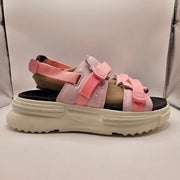 CONVERSE WOMEN'S 12 RUN STAR UTILITY CX PLATFORM SANDAL PINK WHITE A15095C