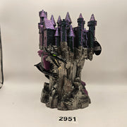 BATH & BODY WORKS DISNEY VILLAIN MALEFICENT DRAGON CASTLE PEDESTAL CANDLE HOLDER