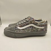 VANS WOMEN'S 7 OLD SKOOL LOW TOP SNEAKER TWEED FROST GRAY LX NWOB