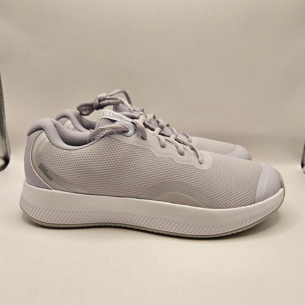 WILSON WOMEN'S 8.5 INTRIGUE LITE TENNIS LOW TOP WHITE LUNAR ROCK NWOB WRS335820