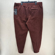VRST MEN'S XXL FLEECE JOGGER PANTS EARTH BROWN HEATHER NWT