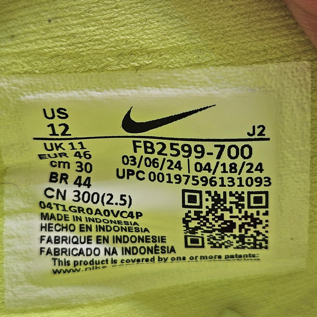 NIKE MEN'S 12 AIR ZOOM GT CUT ACADEMY VOLT FB2599-700 NWOB BASKETBALL SHOES