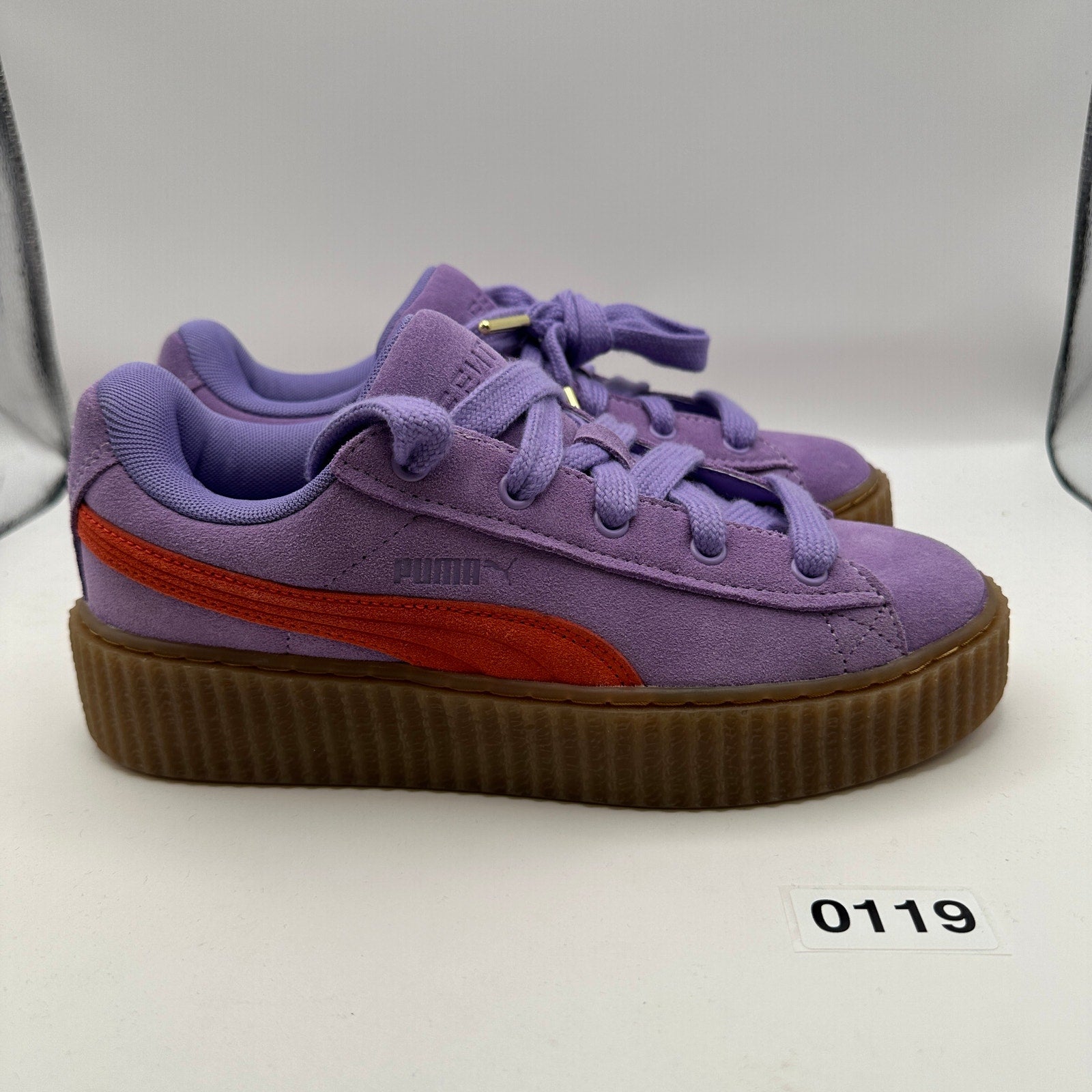 FENTY x PUMA GS Sz 6 Creeper Phatty Rihanna 397587-03 Purple/Orange