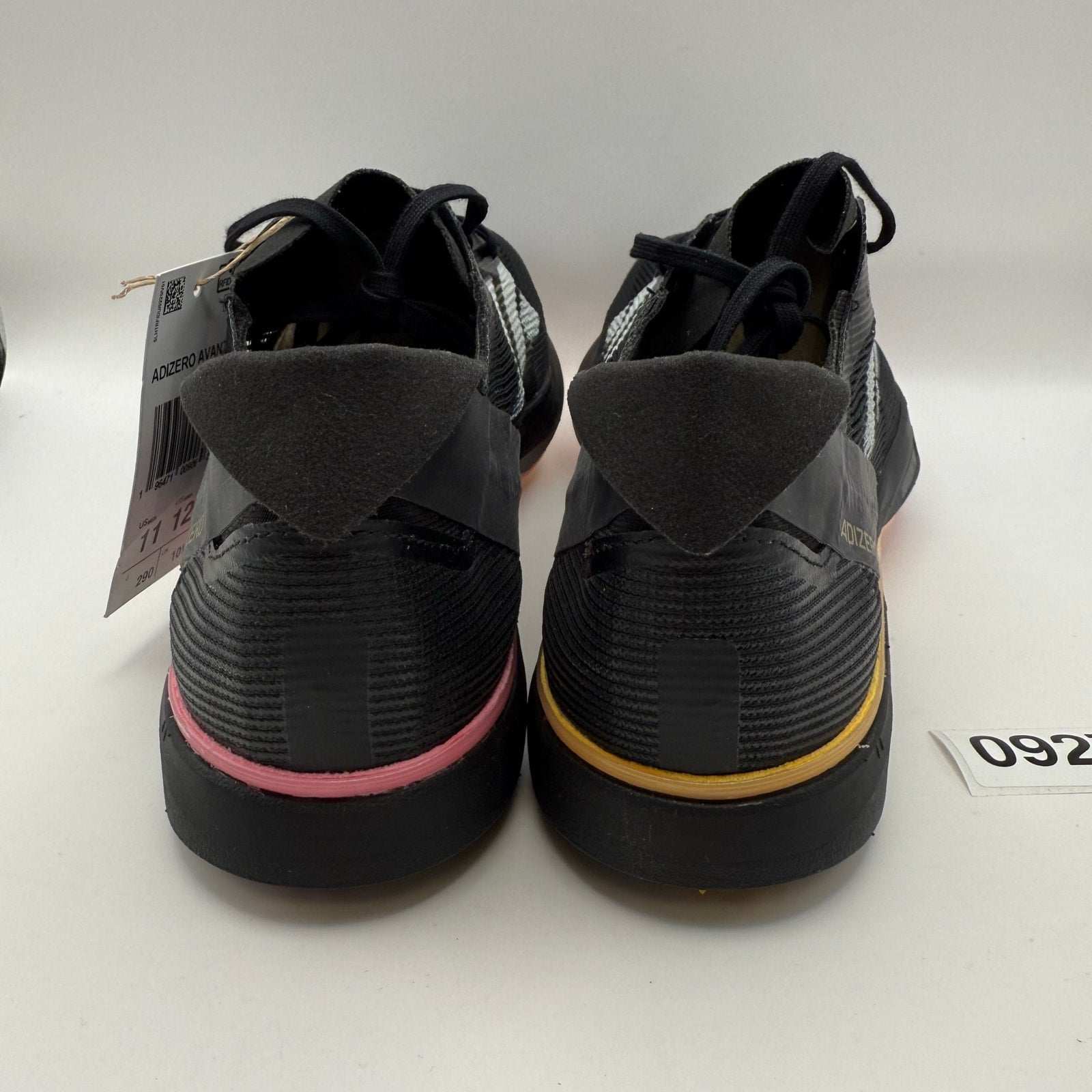 ADIDAS Men's 11 ADIZERO AVANTI TRACK DISTANCE SHOES IG9910 NO SPIKE