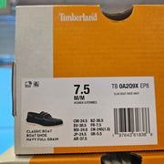 TIMBERLAND WOMEN'S 7.5 CLASSIC BOAT SHOE NAVY FULL GRAIN NIB TB0A2Q9XEP8