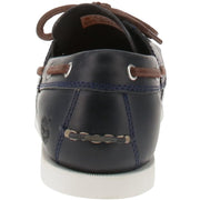 TIMBERLAND MEN'S 10 WIDE NAVY BLUE CEDAR BAY BOAT SHOE TB0A28BM019