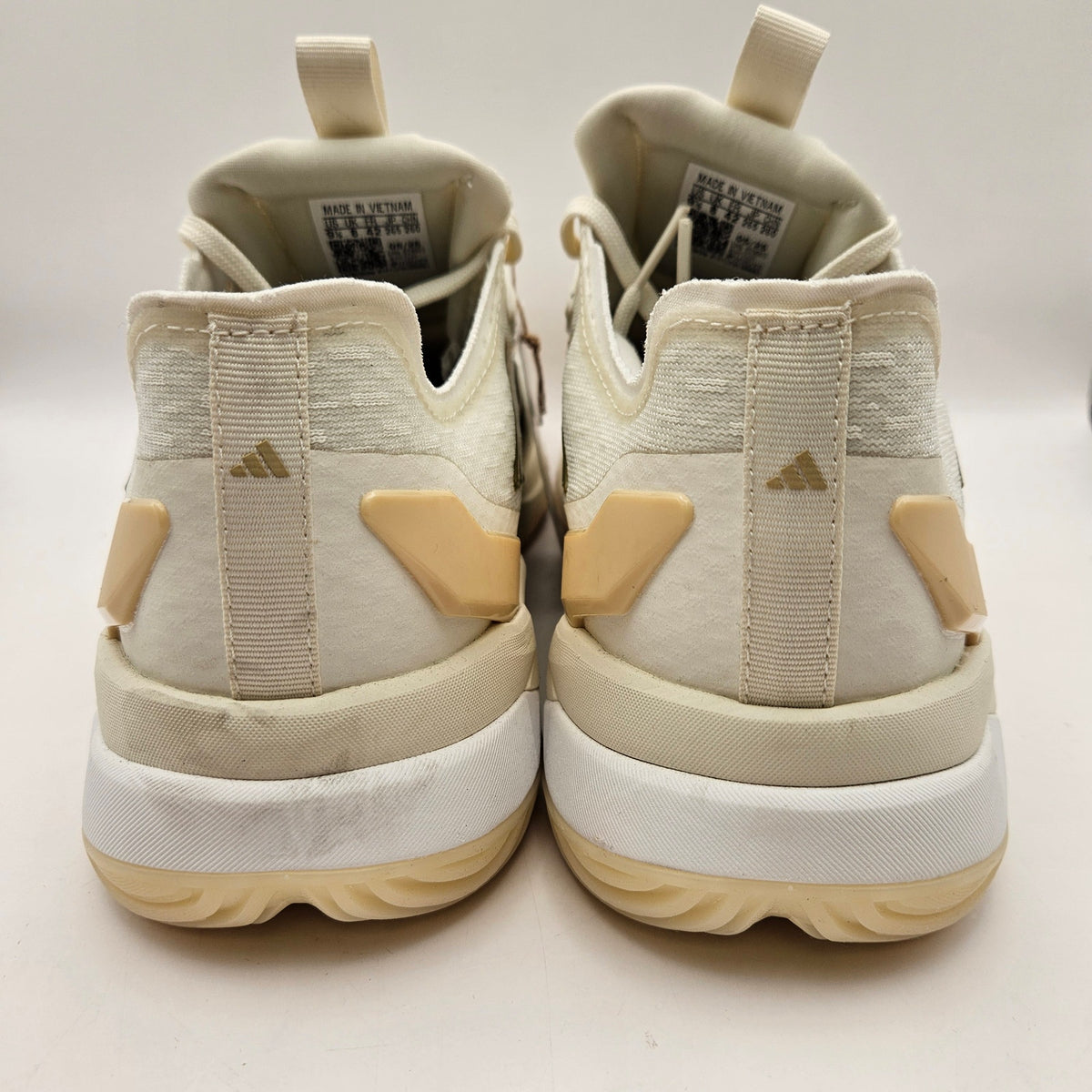 ADIDAS CRAZYFLIGHT 6 WOMEN'S 9.5 INDOOR VOLLEYBALL SHOES WHT GOLD HP7026 NWOB