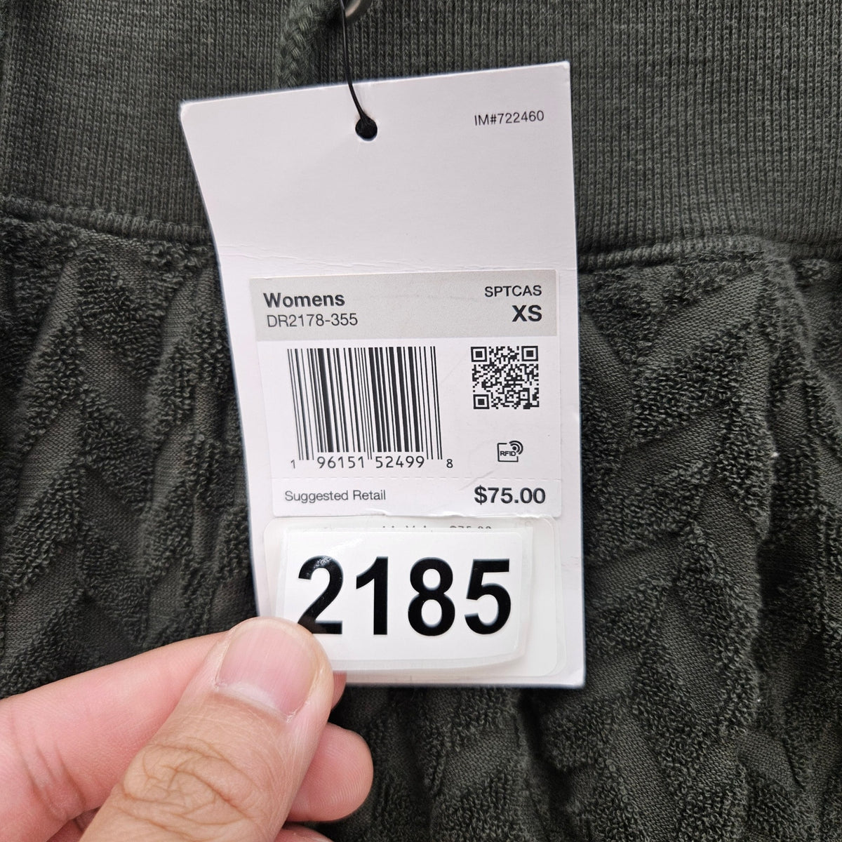 NIKE WOMEN'S XS MODERN EVERYDAY SPORTSWEAR OLIVE GREEN PANTS DR2178-355 NWT