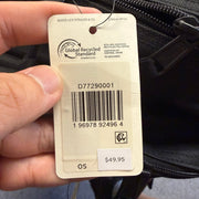 LEVI'S L PACK LARGE BLACK HEAVY DUTY CANVAS BACKPACK LAPTOP COMPARTMENT