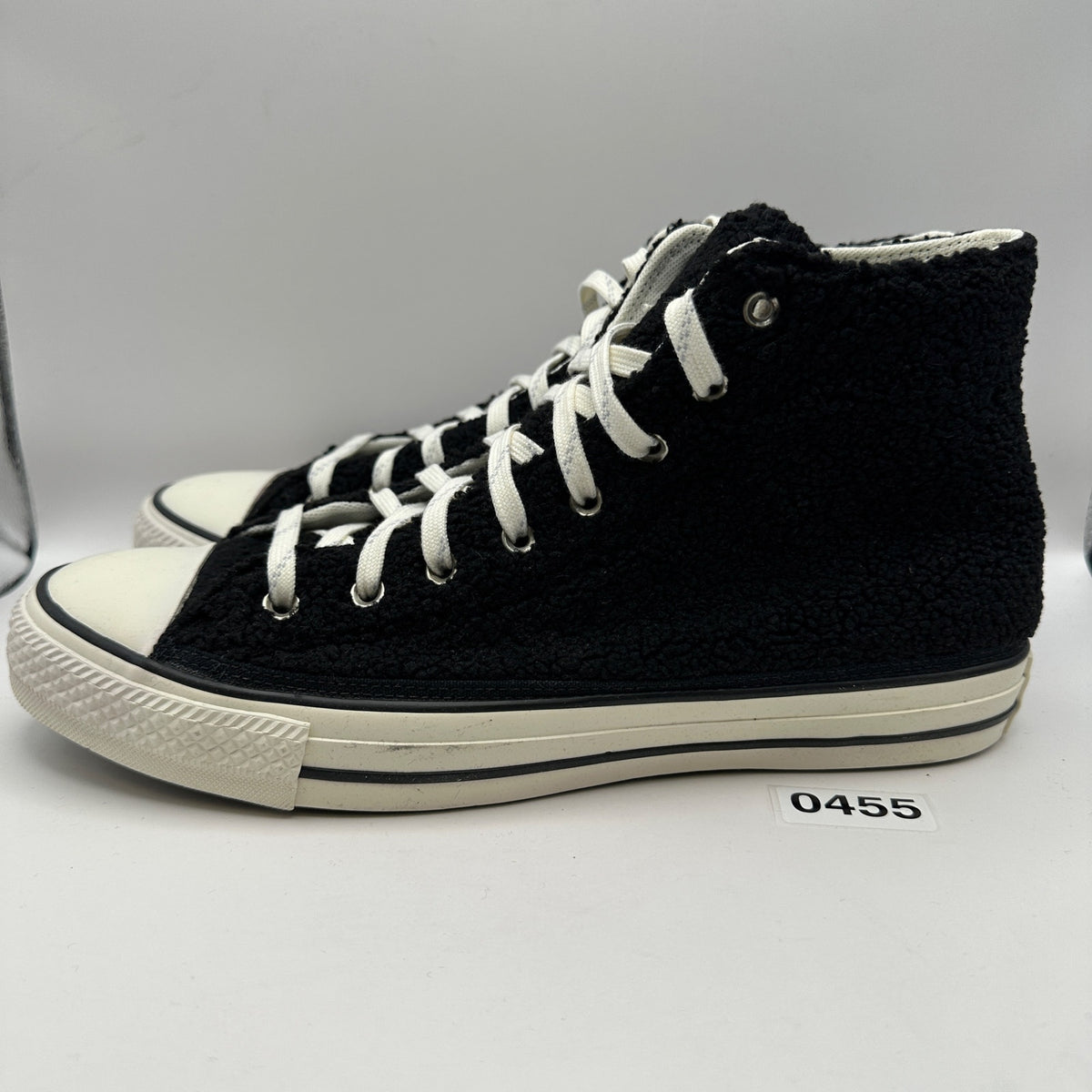 CONVERSE COSY CLUB Men's 11 Winterized Chuck Hi Top 170017F Sherpa Black