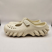 CROCS WOMEN'S 8 ECHO MARY JANE CLOG BONE WHITE 211996-2MD TERRAIN