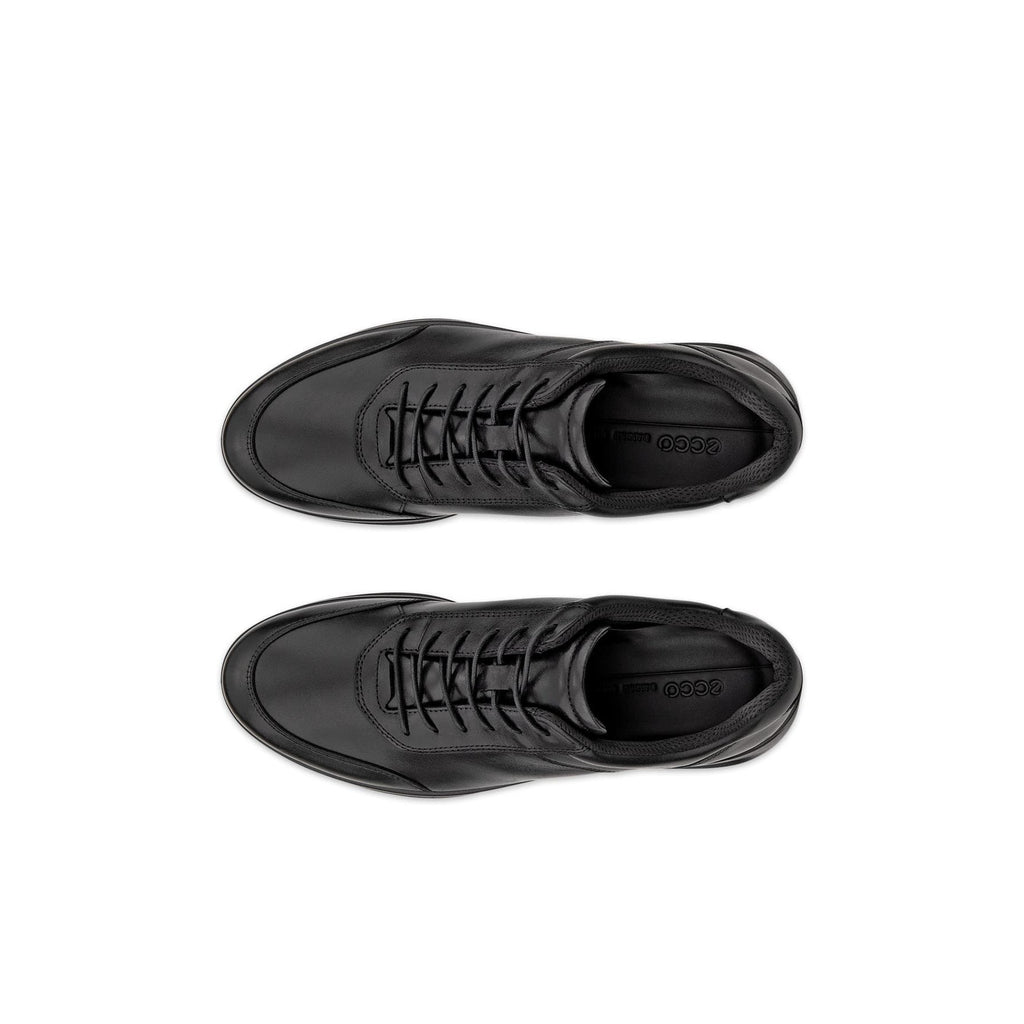 ECCO MEN'S 47 AQUET LEATHER SHOE BLACK NIB 20712401001