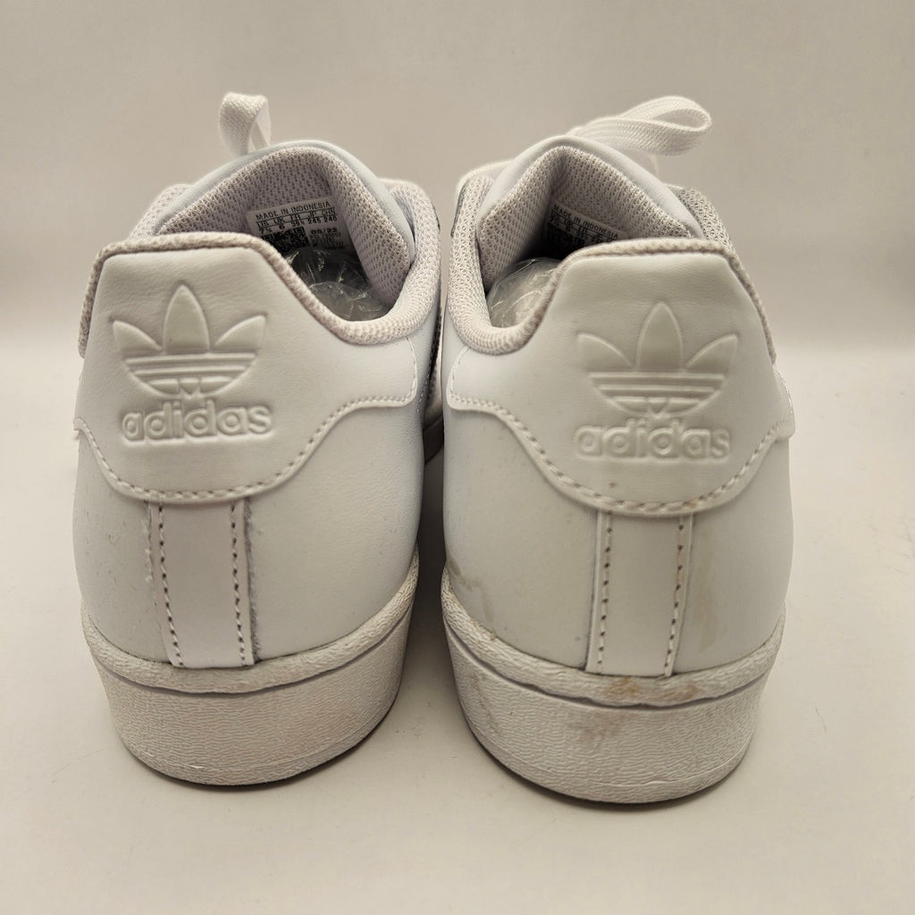 ADIDAS ORIGINALS WOMEN'S 7.5 SUPERSTAR TRIPLE WHITE NWOB FV3285