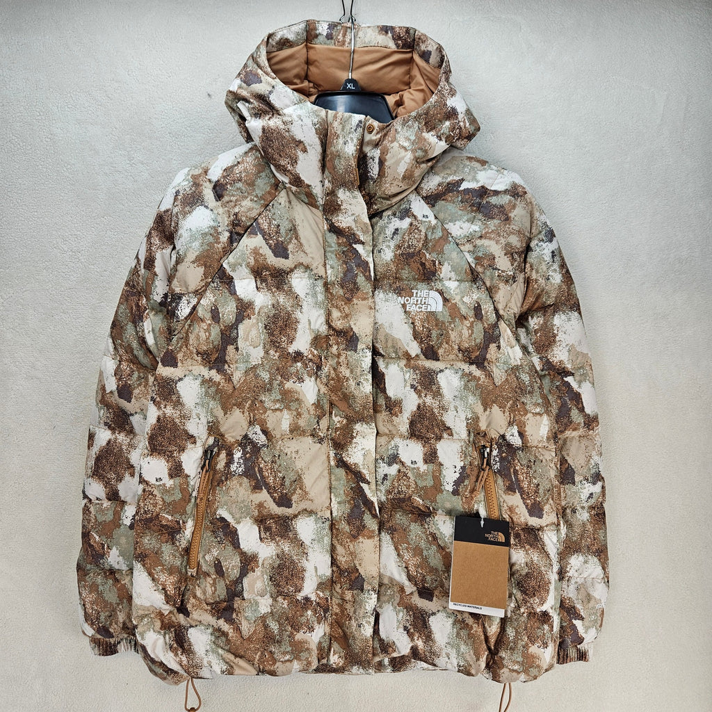 THE NORTH FACE WOMEN'S S HYDRENALITE DOWN JACKET MIDI ALMOND BUTTER NWT