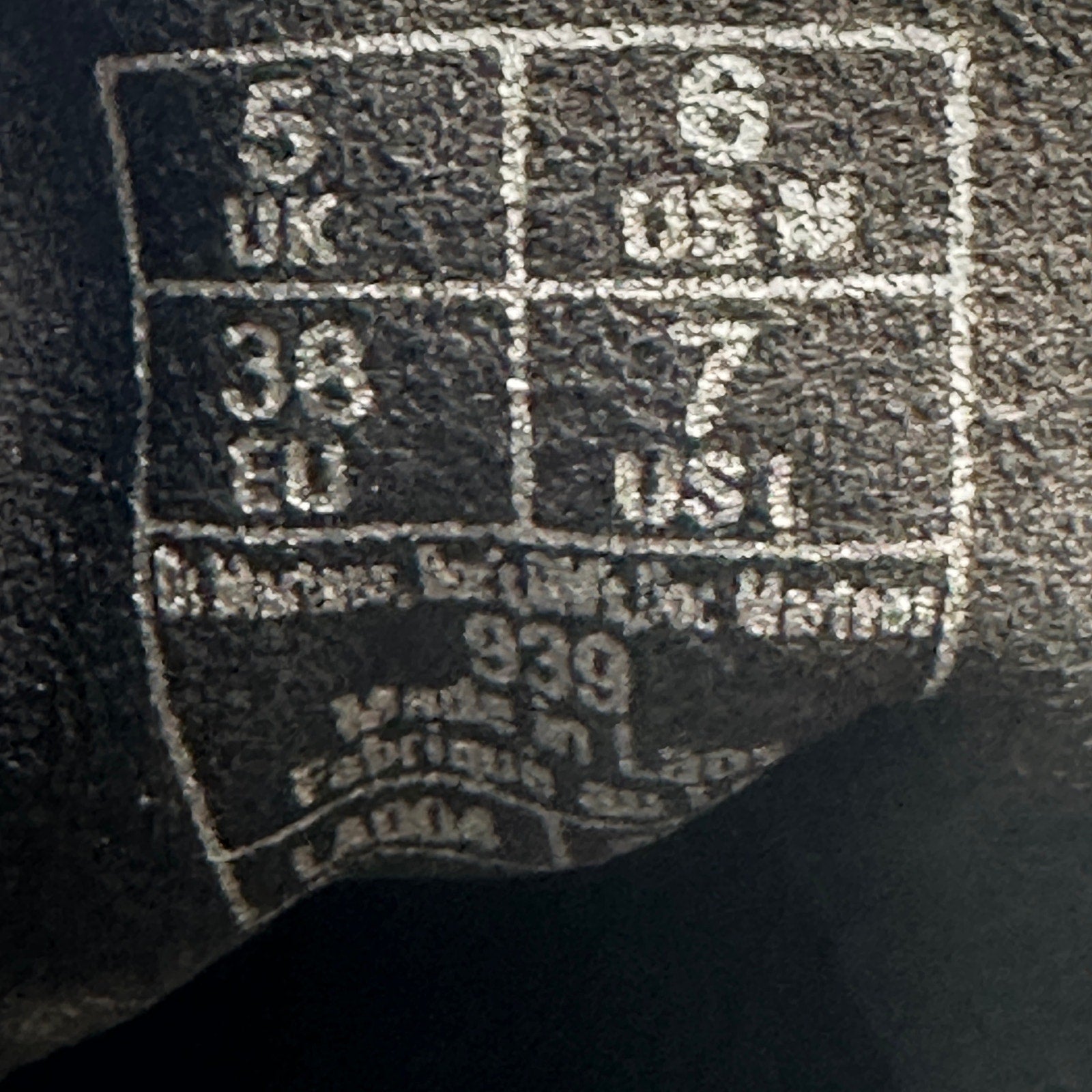 Dr. Martens Men's 6 Women's 7 939 Ben Suede leather Grey Boot