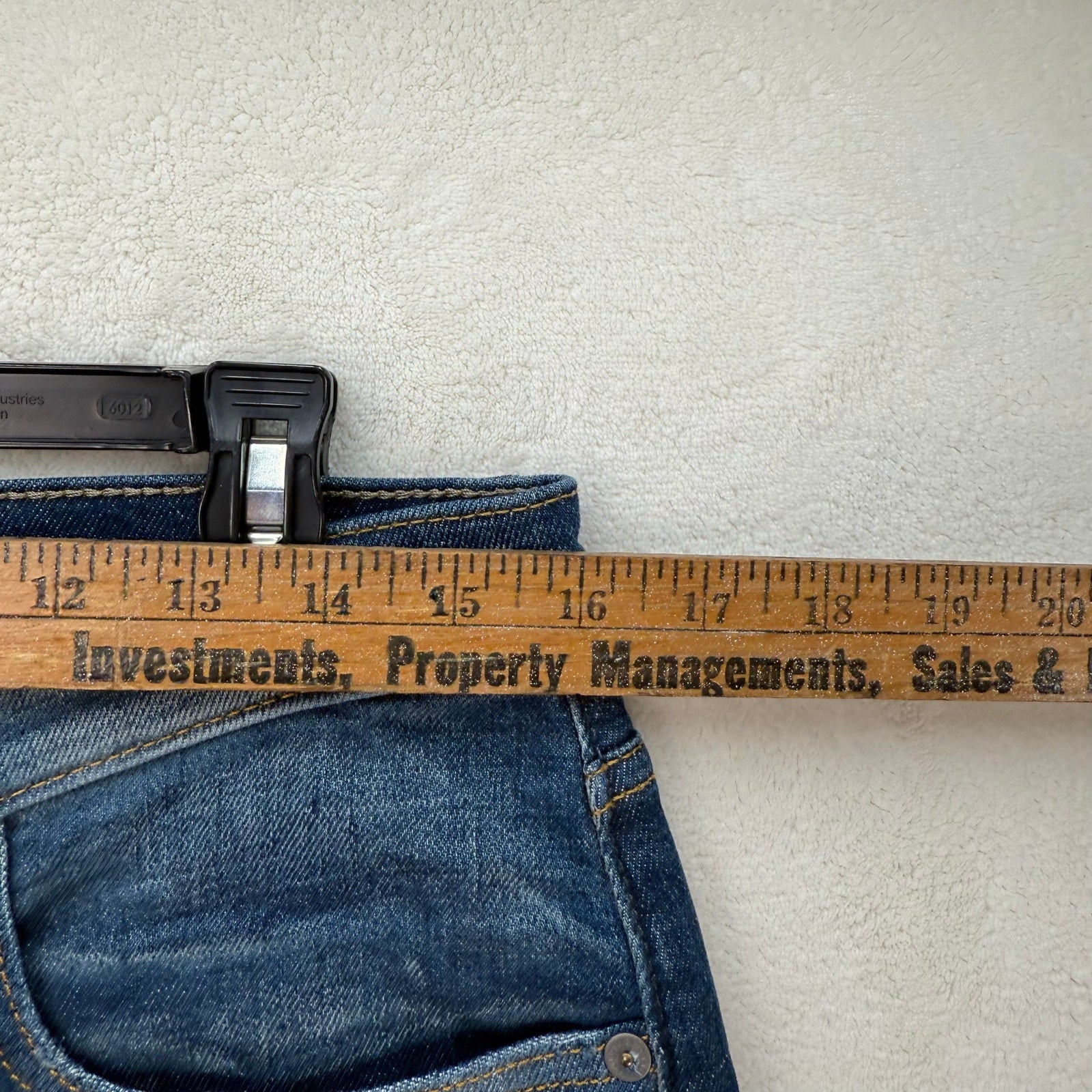 7 FOR ALL MANKIND MEN'S 32 ADRIEN HEMP SLIM TAPERED DARK JEANS