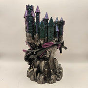 BATH & BODY WORKS DISNEY VILLAIN MALEFICENT DRAGON CASTLE PEDESTAL CANDLE HOLDER