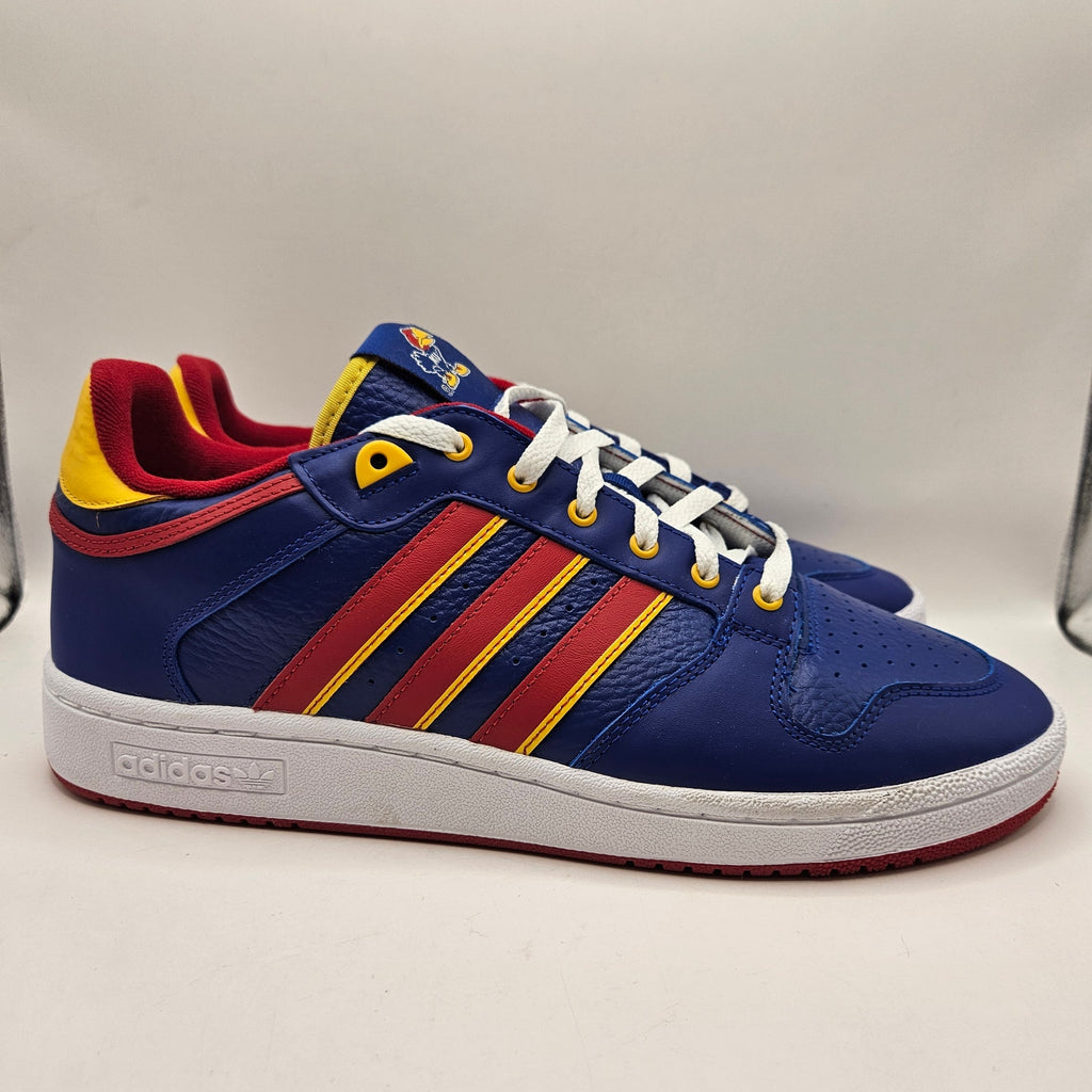 ADIDAS ORIGINALS MEN'S 11.5 CENTENNIAL RM UNIVERSITY OF KANSAS JAYHAWKS IH5362
