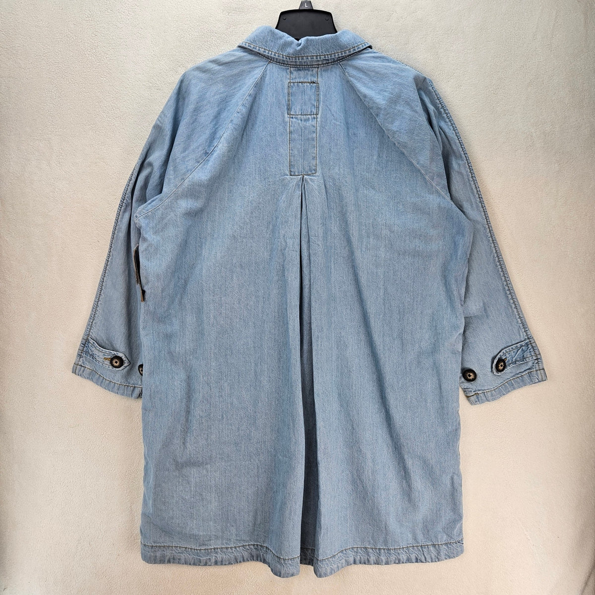 VANS WOMEN'S MEDIUM SKATE MAC DENIM COAT NWT LIGHT STONEWASH