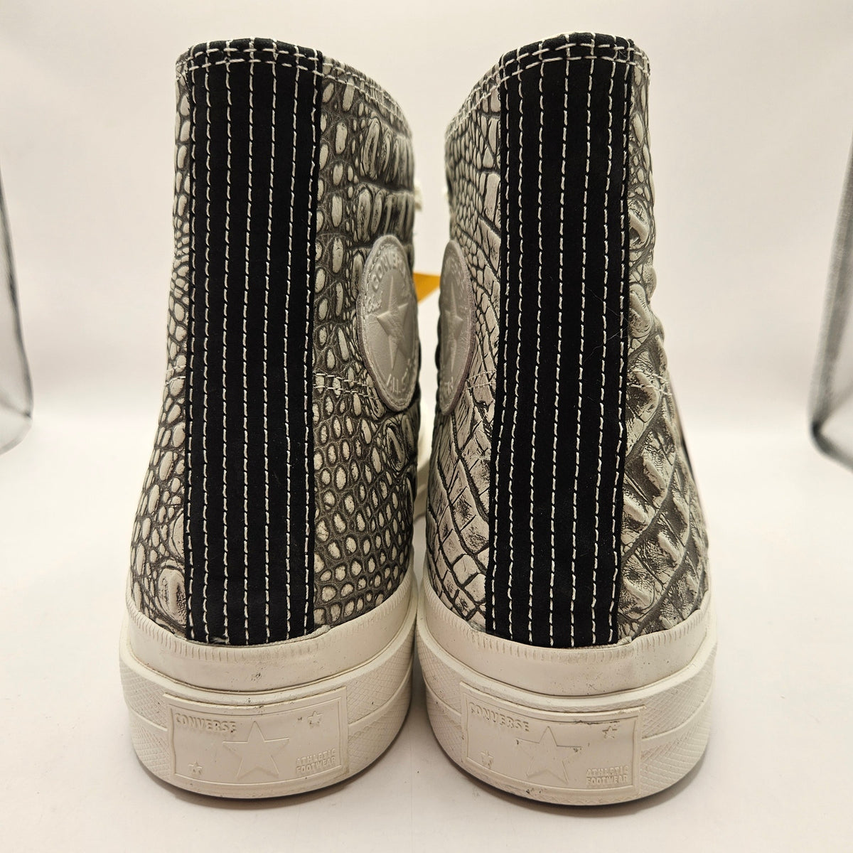CONVERSE MEN'S 11 CHUCK TAYLOR FIRST STRING WHITE SNOW ALLIGATOR TEXTURE A18413C
