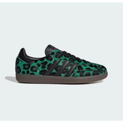 ADIDAS ORIGINALS WOMEN'S 8.5 SAMBA OG LEOPARD SEMI SCREAMING GREEN HQ9374 NWOB