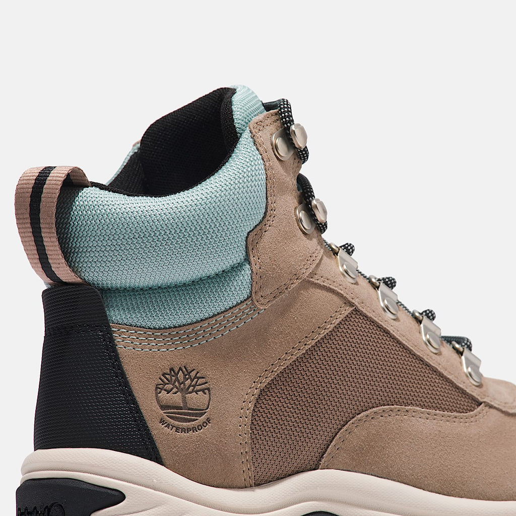 TIMBERLAND WOMEN'S 11 WHITE LEDGE WP HIKING BOOT TAUPE GREY NIB