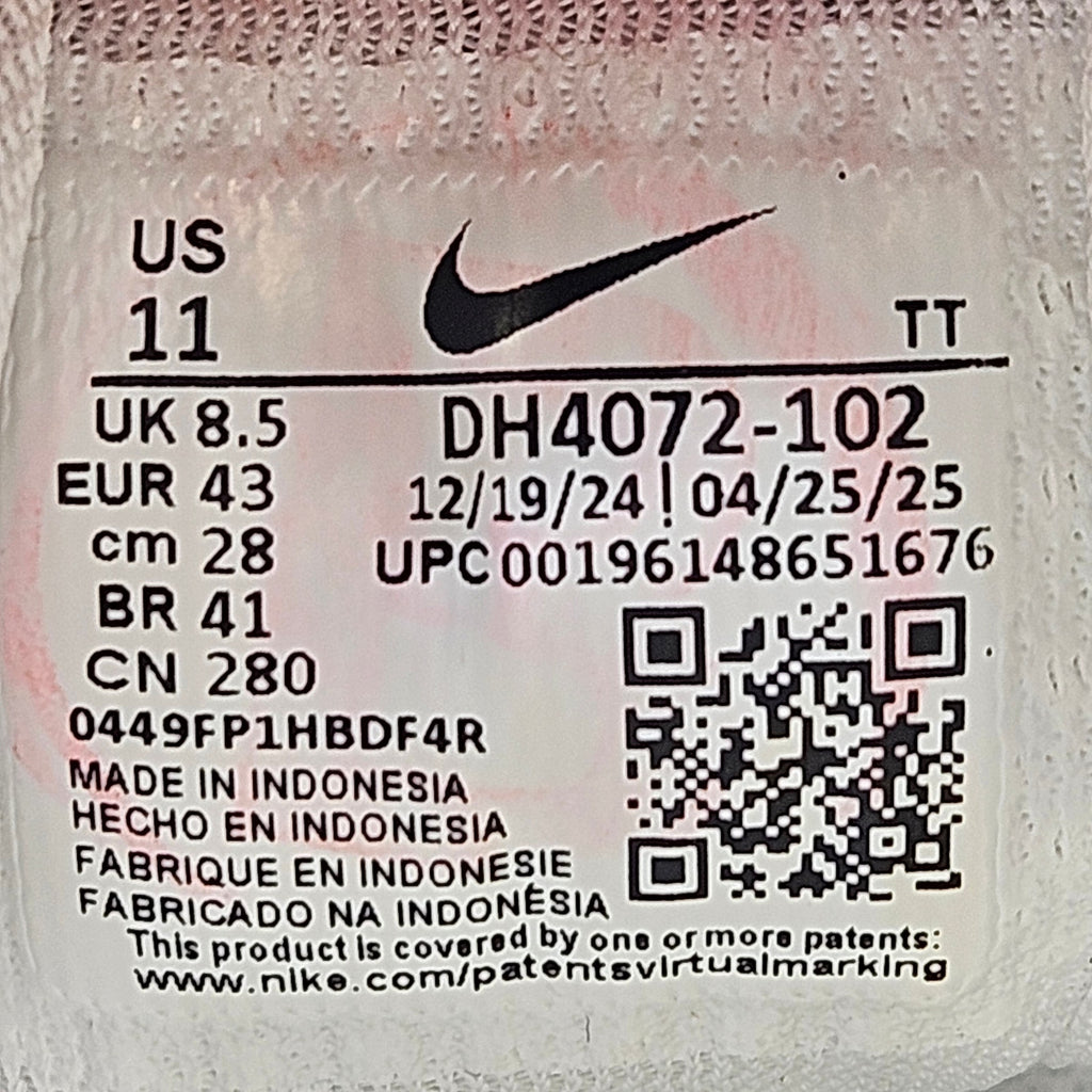 NIKE WOMEN'S 11 AIR ZOOM PEGASUS 39 PURE PLATINUM RUNNING SHOES DH4072-102 NWOB