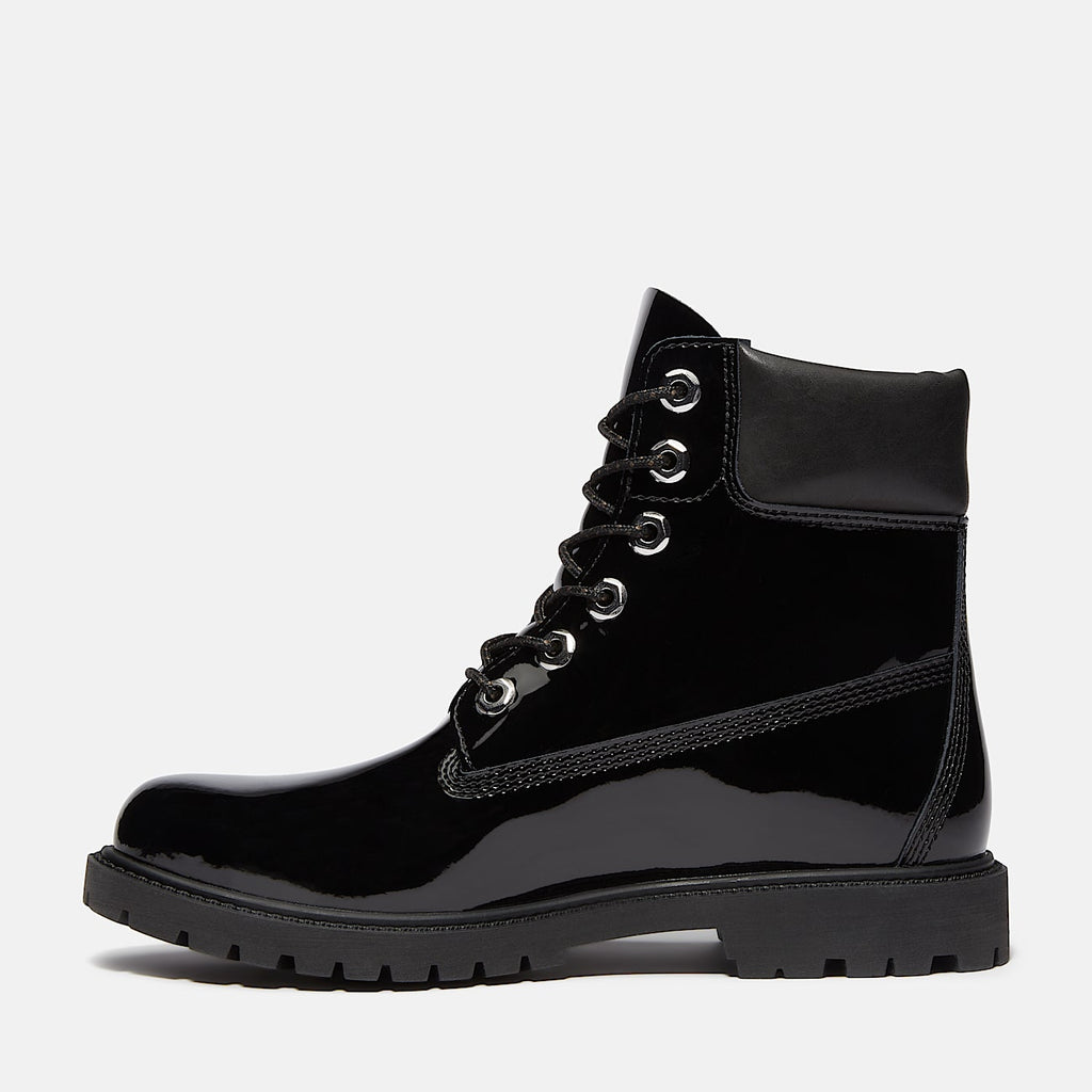 TIMBERLAND WOMEN'S 8 PATENT LEATHER PREMIUM 6-INCH WATERPROOF BOOT NIB