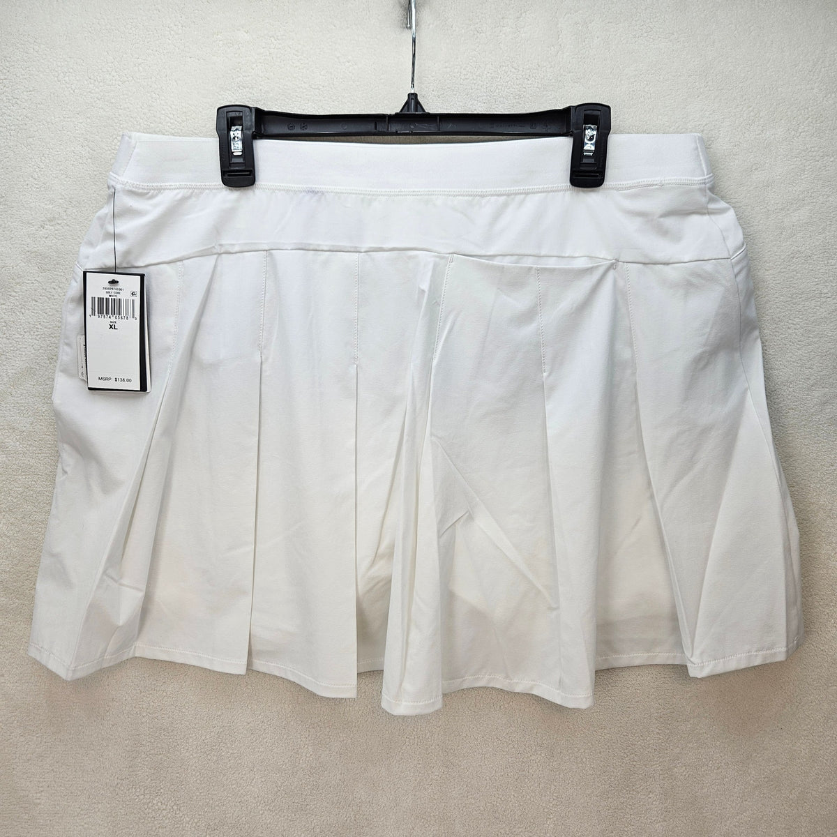 RLX RALPH LAUREN WOMEN'S XL GOLF SKORT PURE WHITE PERFORMANCE MSRP $138