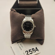 BULOVA WOMEN'S CLASSIC CRYSTAL STAINLESS STEEL QUARTZ WATCH 96L317