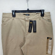 LEE WOMEN'S 16 MEDIUM RELAXED FIT ALL DAY STRAIGHT LEG PANT FLAX NWT