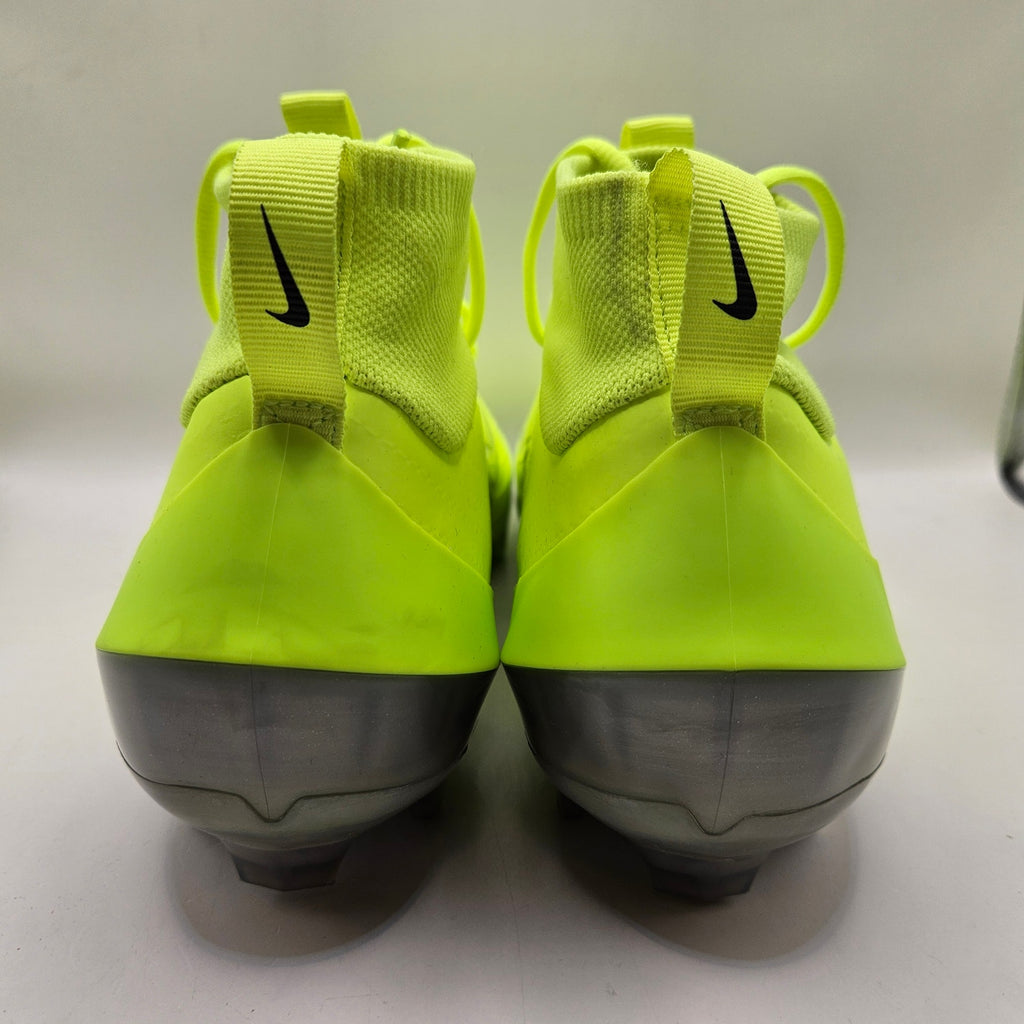 NIKE MEN'S 12 VAPOR PRO 1 FOOTBALL CLEATS VOLT GREEN SILVER IQ5163-700 NWOB