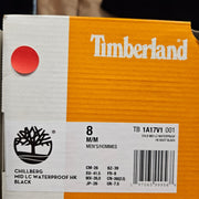 TIMBERLAND MEN'S 8 CHILLBERG WATERPROOF WINTER BOOT BLACK NUBUCK NIB