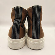 CONVERSE WOMEN'S 7 FIRST STRING BROWN VIBRAM ALL LEATHER CHUCK TAYLOR A17915C