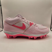 NIKE JORDAN MEN'S 11 STADIUM 90 LOW TD FOOTBALL CLEATS PINK FOAM NWOB HQ0210-600