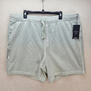 VRST MEN'S XXL WASHED TWILL TERRY SIMPLE SHORT MUTED MINT NWT