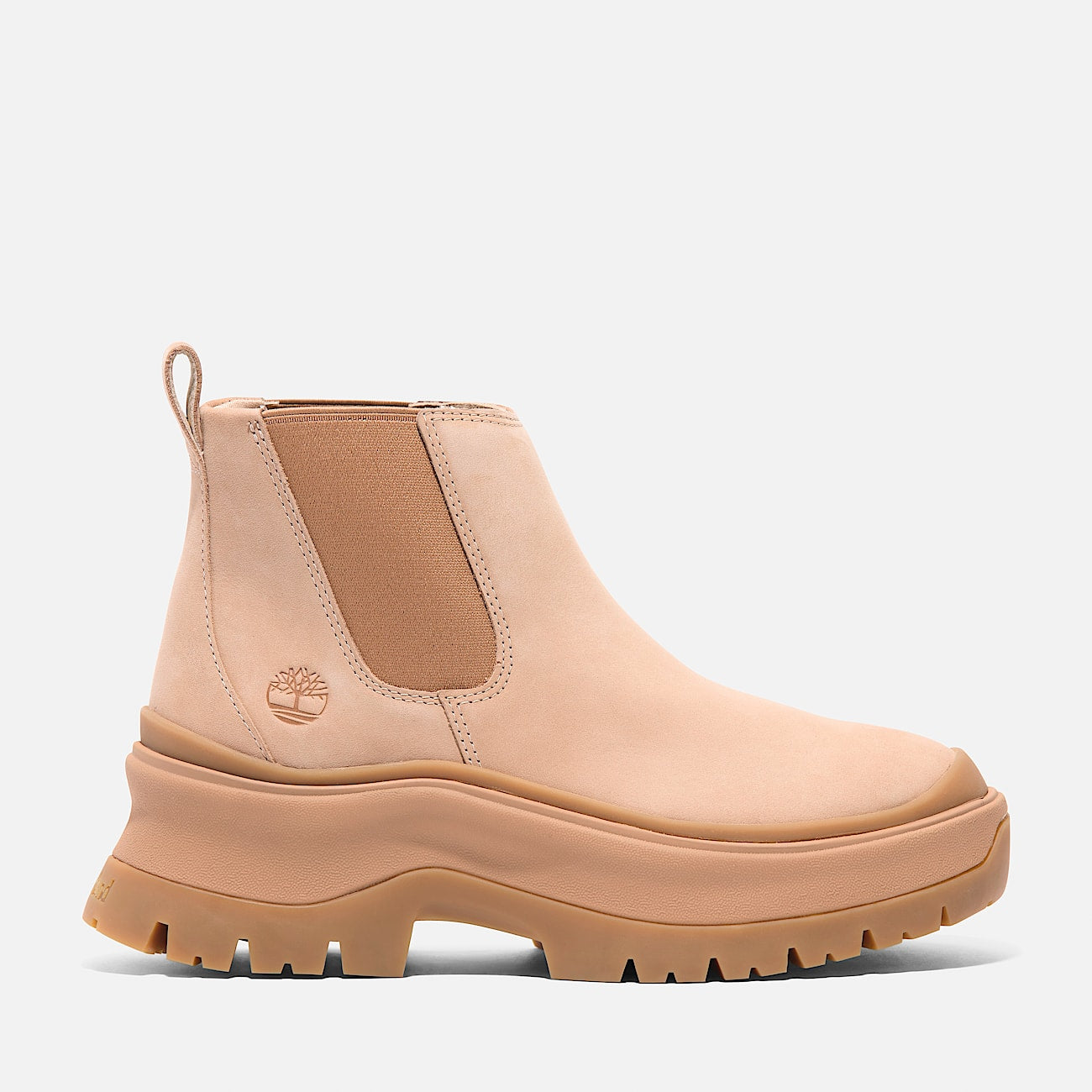 TIMBERLAND WOMEN'S 9 ROXIE LANE MID CHELSEA BOOT LT BEIGE NUBUCK NIB