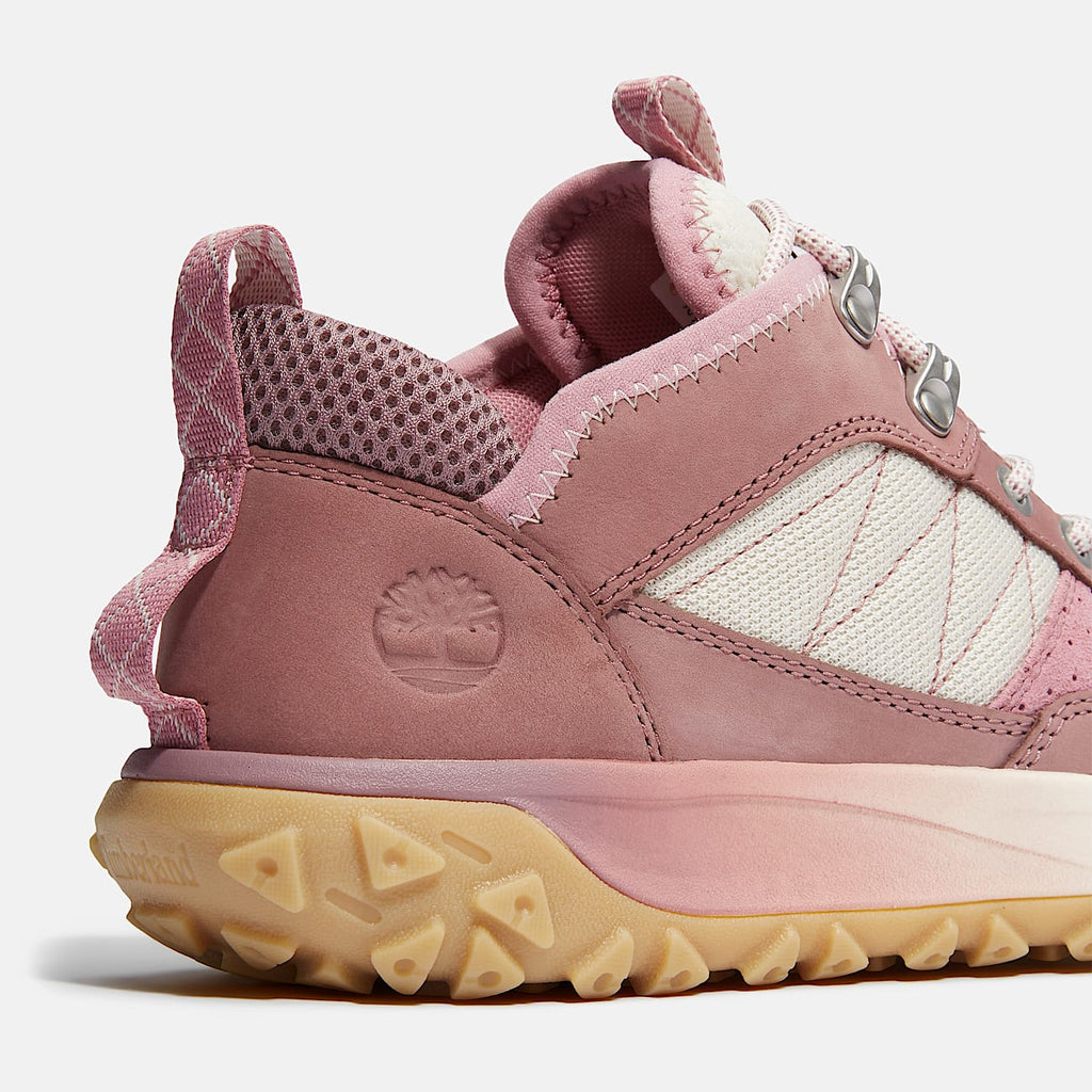 TIMBERLAND WOMEN'S 9.5 GREENSTRIDE MOTION 6 LOW LACE SNEAKER PINK NUBUCK NIB