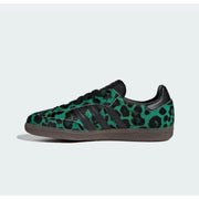 ADIDAS ORIGINALS WOMEN'S 7.5 SAMBA OG LEOPARD SEMI SCREAMING GREEN HQ9374 NWOB