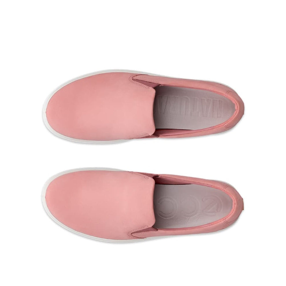 ECCO WOMEN'S 40 SOFT 60 PINK WHITE SLIP ON NIB 21925302363 NO LID