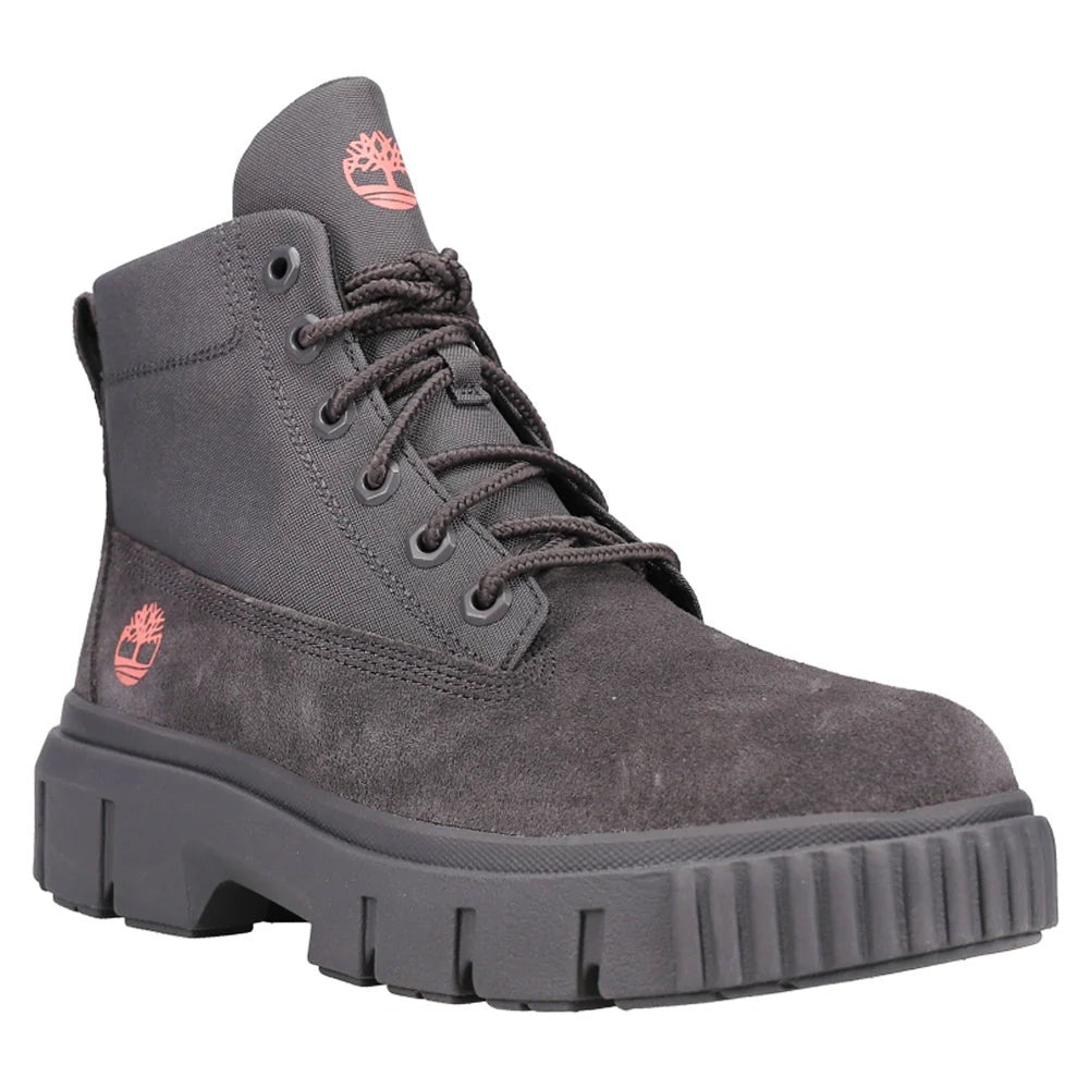 TIMBERLAND WOMEN'S 8.5 GREYFIELD L/F BOOT DARK GREY SUEDE NIB TB0A5MZ1W08