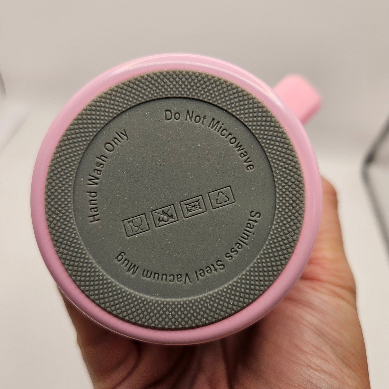 32oz PINK STRAWBERRY FLOWER TUMBLER W STRAW BRAND NEW