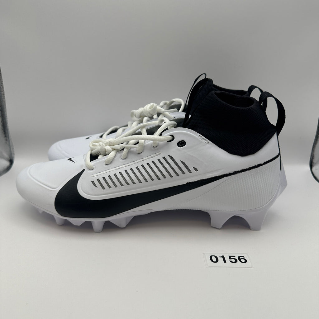 NIKE Men's 11.5 Vapor Edge PRO 360 2 Football Cleats White/Black FZ4267-100