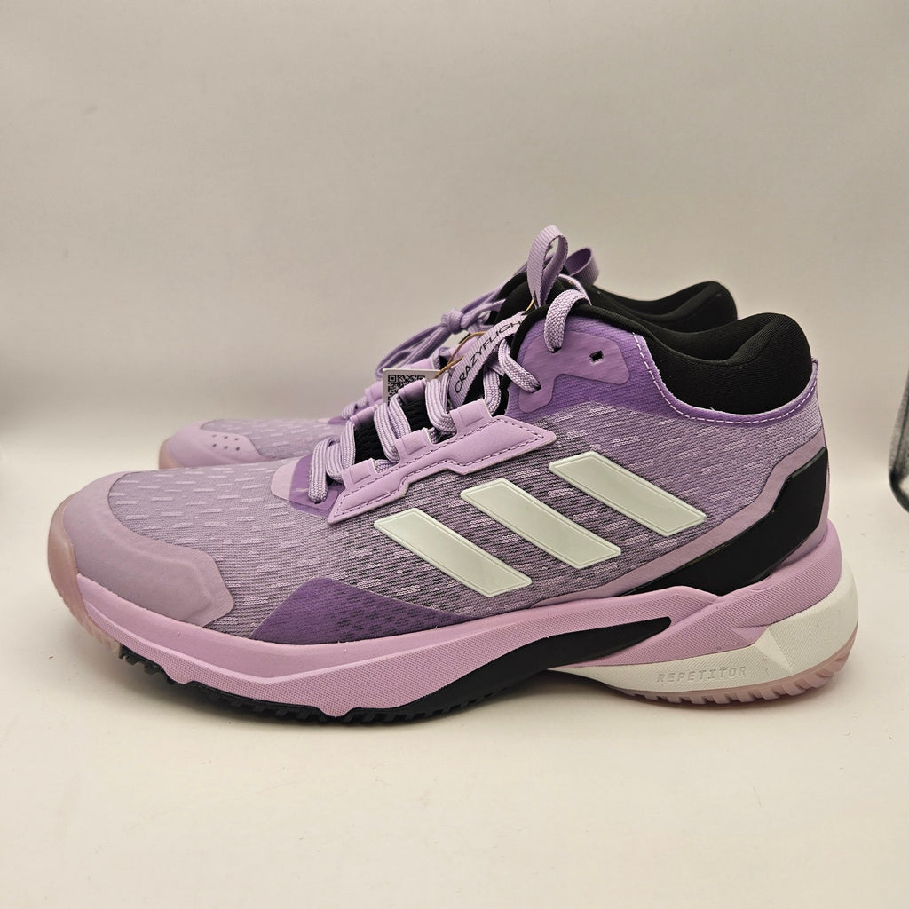 ADIDAS WOMEN'S 6.5 CRAZYFLIGHT 6 MID PURPLE INDOOR VOLLEYBALL SHOES HP7031 NWOB
