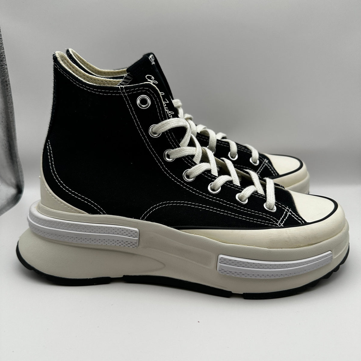 Converse A00869C Run Star Legacy Cx Hi Unisex Sneaker In Black White US 7.5