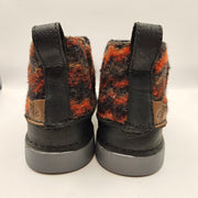 CLARKS MEN'S 7.5 GERALD ANKL BOOT SLIPPERS ORTHOLITE CHELSEA WOOL