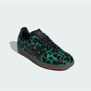 ADIDAS ORIGINALS WOMEN'S 8.5 SAMBA OG LEOPARD SEMI SCREAMING GREEN HQ9374 NWOB