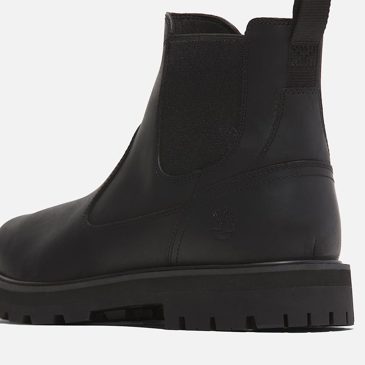 TIMBERLAND MEN'S 7 BRITTON ROAD MID CHELSEA BOOT BLACK FULL GRAIN NIB