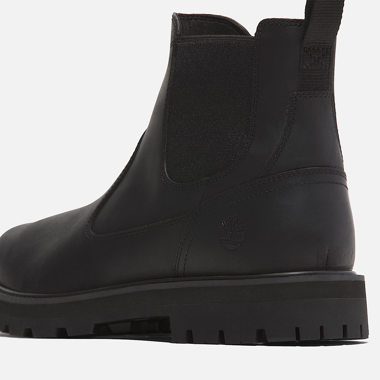 TIMBERLAND MEN'S 7 BRITTON ROAD MID CHELSEA BOOT BLACK FULL GRAIN NIB