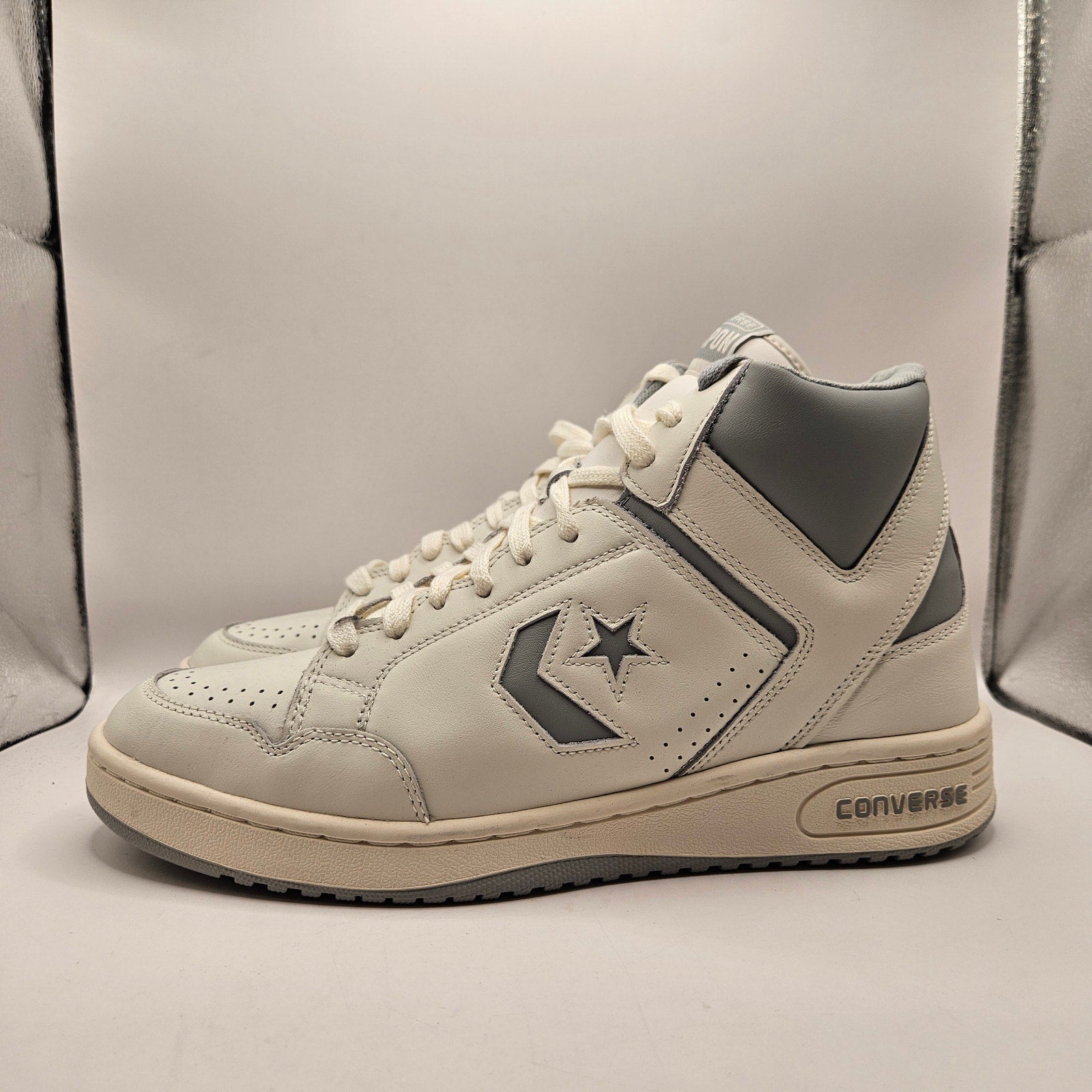 CONVERSE MEN'S 11.5 WEAPON HIGH OLD MONEY PACK ASH STONE A04397C NWOB